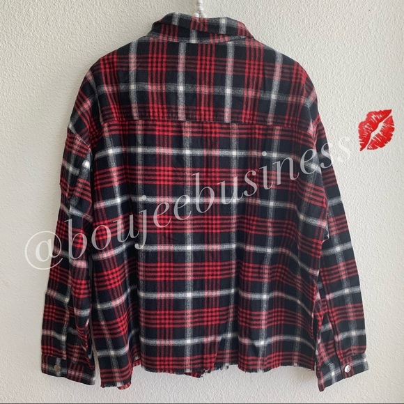 ZARA BNWT Cotton Plaid Button Up Shirt with Pockets - The Texas Shirt - Picture 6 of 6